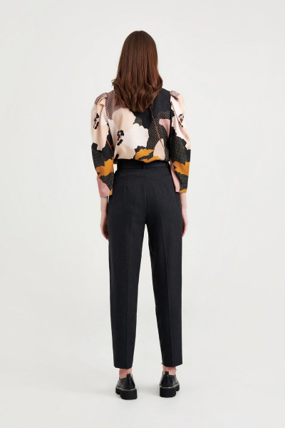 Зауженные брюки из текстиля на съемном поясе AG Green G408/6 - фото 2