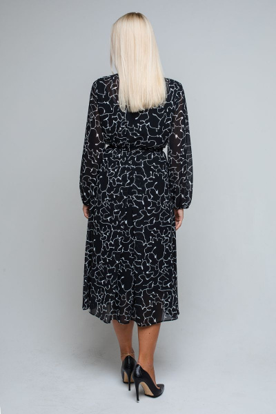 Платье Avila 0869 черный - фото 4