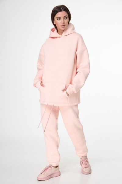 Брюки, худи Anelli 976 светло-розовый - фото 3