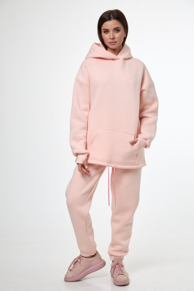 Брюки, худи Anelli 976 светло-розовый - фото 1