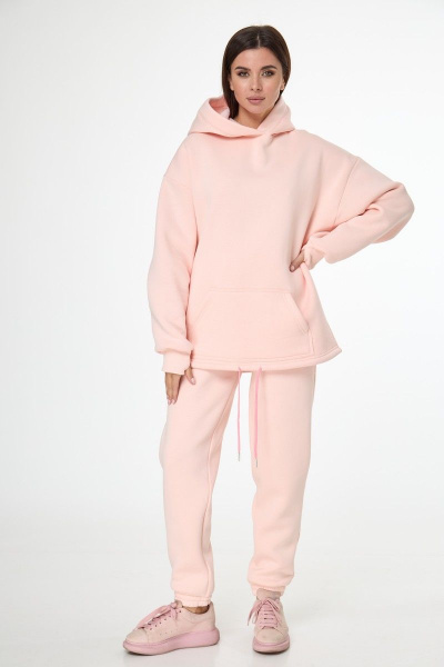 Брюки, худи Anelli 976 светло-розовый - фото 2
