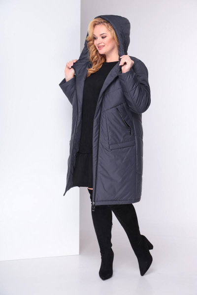 Пальто Shetti 2024 графит - фото 5