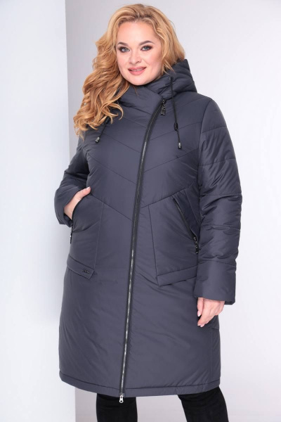 Пальто Shetti 2024 графит - фото 2