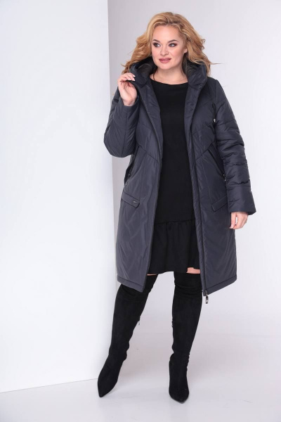 Пальто Shetti 2024 графит - фото 4