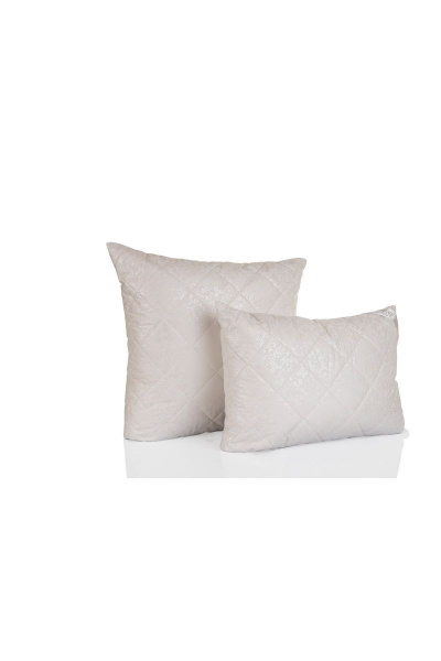 Подушка белая из хлопка с волокном Файбертек Файбертек 6848.К - фото 1