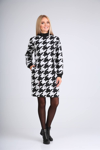 Платье Vilena 751 гусиная_лапка - фото 3