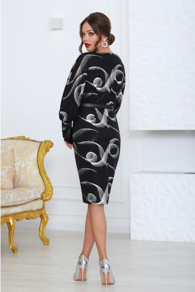 Платье Lissana 4412 черный - фото 5