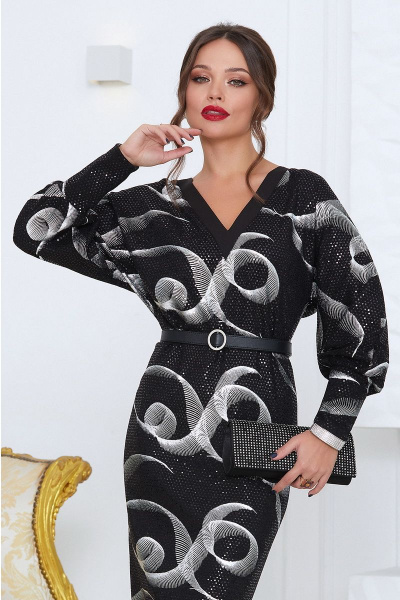 Платье Lissana 4412 черный - фото 4