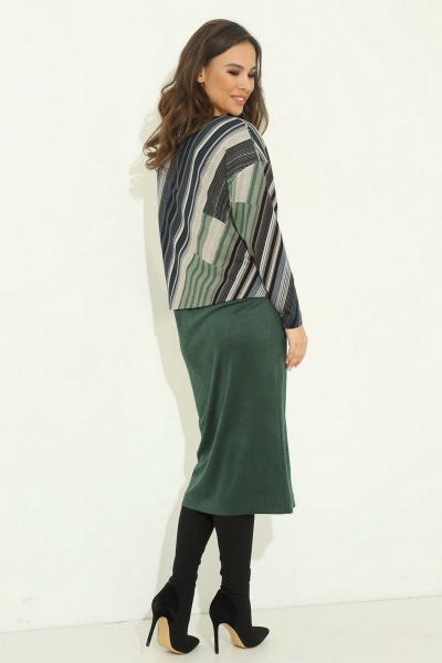 Платье Магия моды 2031 зеленый - фото 4