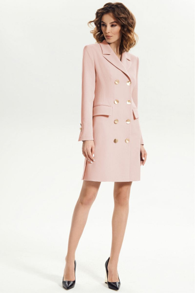 Платье VLADINI 4095 пудра - фото 1