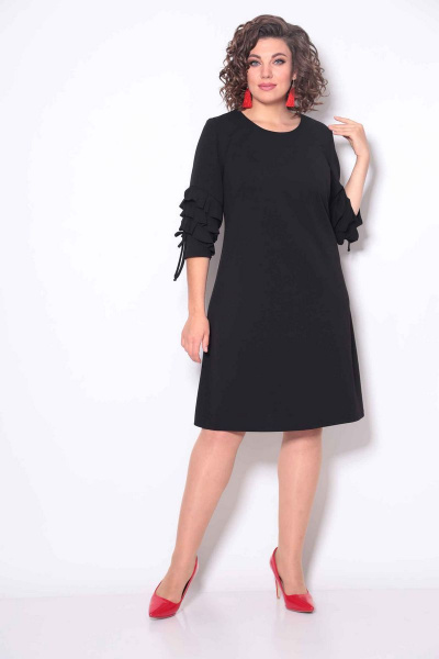 Платье Асолия 2513/3 черное - фото 1