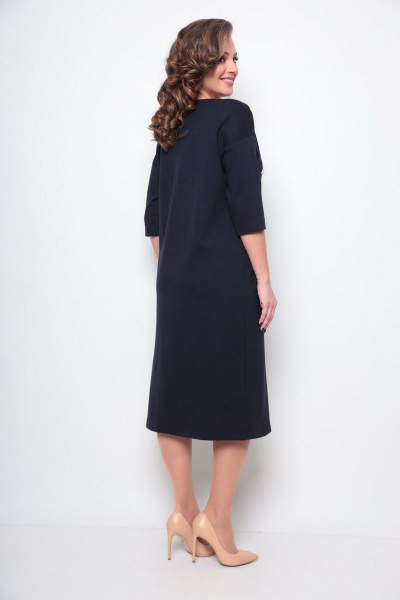 Платье Michel chic 2076 темно-синий - фото 5