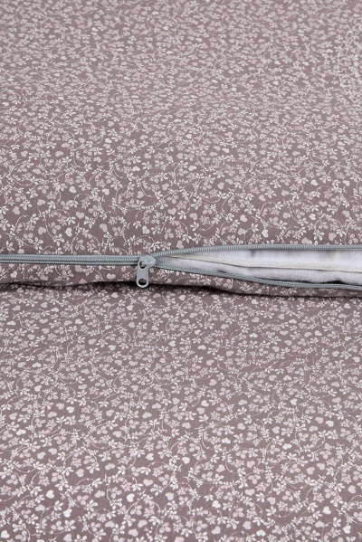 Трикотажный пододеяльник евро на молнии АРТПОСТЕЛЬ 263 лоза_капучино - фото 2