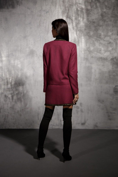 Жакет, юбка BARBARA B110 яркая_сирень - фото 6