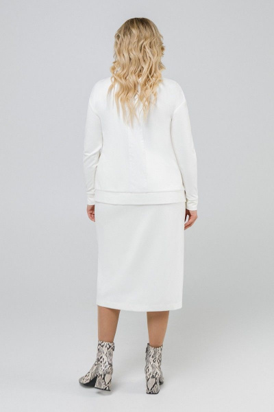 Джемпер, юбка Pretty 2078 молочный - фото 3