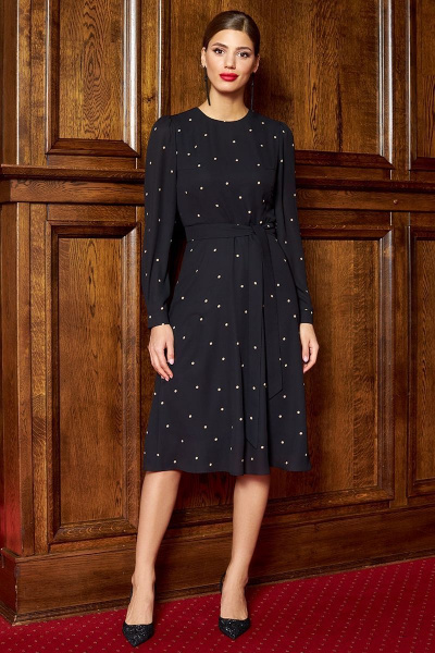 Платье, пояс AYZE 2359 черный - фото 1