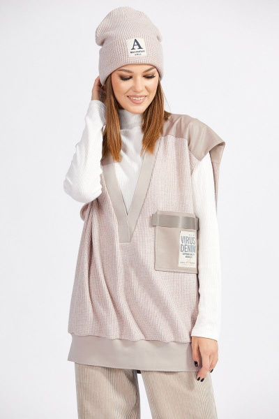 Жилет EOLA 2130 бежевый - фото 7