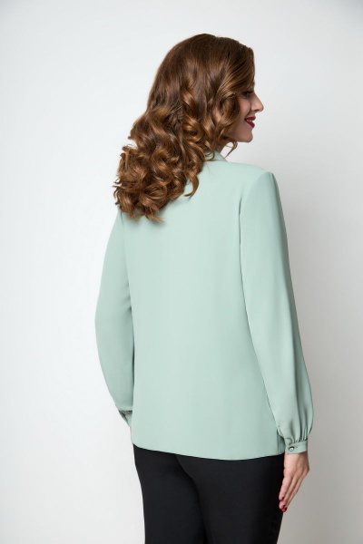 Блуза БелЭкспози 1433 оливковый - фото 3