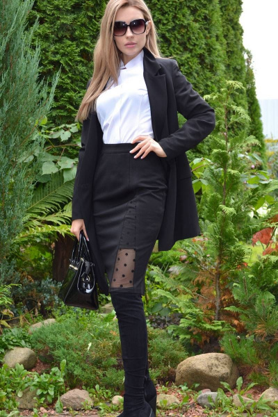 Юбка PATRICIA by La Cafe NY15033 черный - фото 1