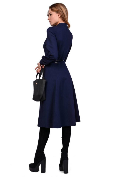Платье PATRICIA by La Cafe NY14490-1 темно-синий - фото 2