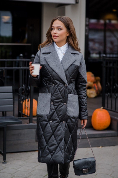 Пальто Temper 375 черный - фото 5