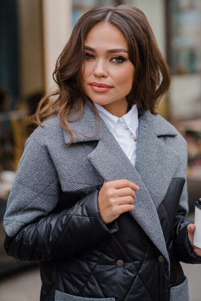 Пальто Temper 375 черный - фото 2