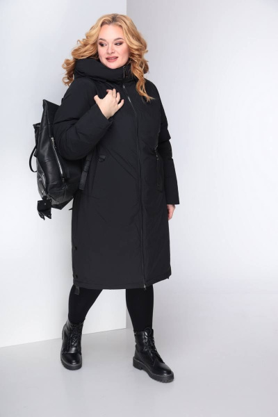 Пальто Shetti 2029 черный - фото 2