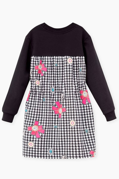 Платье из трикотажа и хлопка на каждый день Bell Bimbo 212407 черный - фото 2