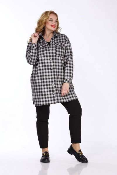 Блуза SOVITA M-806 клетка - фото 6