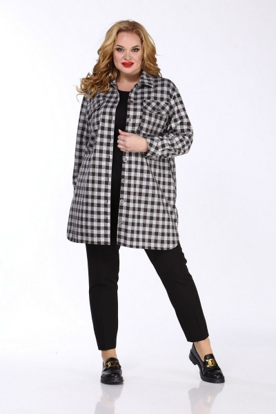 Блуза SOVITA M-806 клетка - фото 2