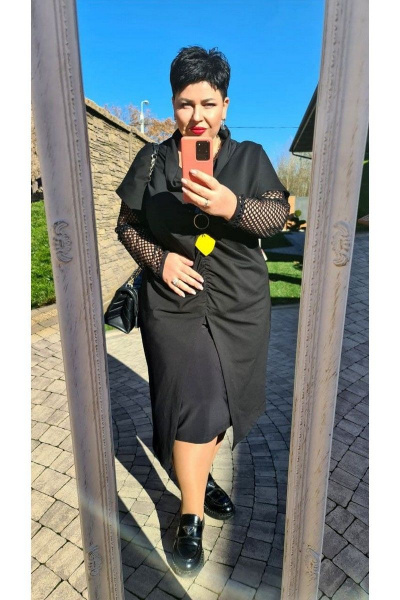 Платье, туника Vittoria Queen 14923 черный - фото 5