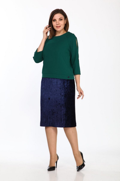 Блуза, юбка Vitol Fashion В-2109 - фото 1