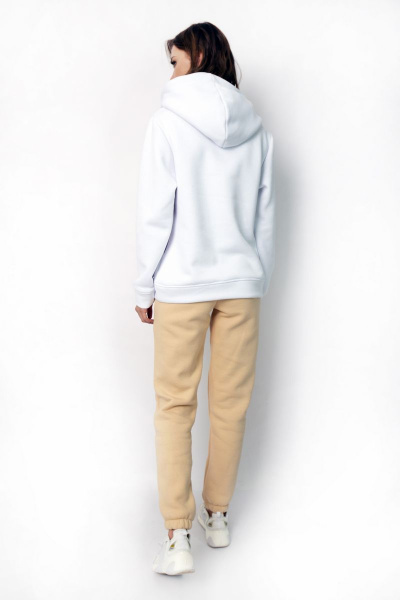 Худи classic утепленное с принтом для демисезона Kivviwear 4055.01 - фото 15