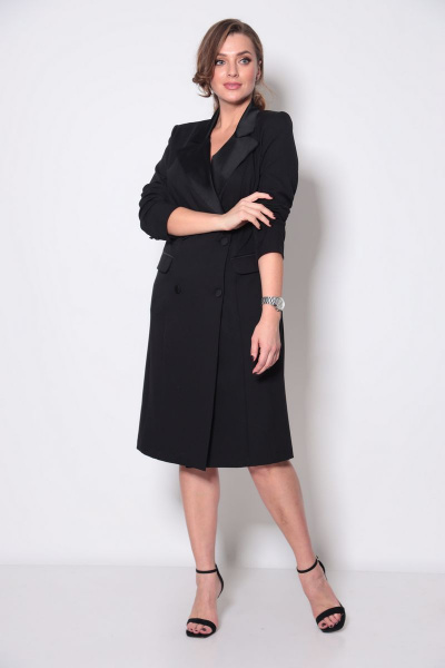 Платье ANASTASIA MAK 954 черный - фото 2