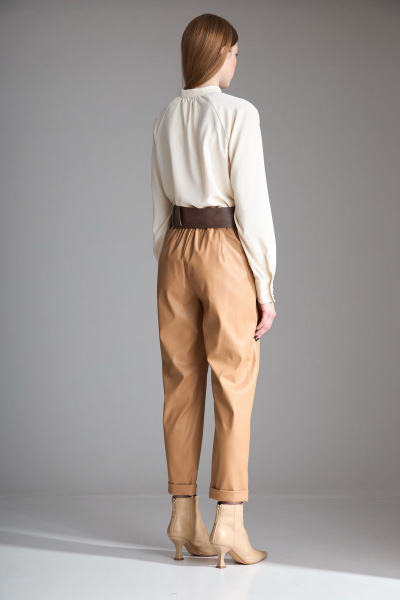 Блуза Орхидея 1103 бежевый - фото 3