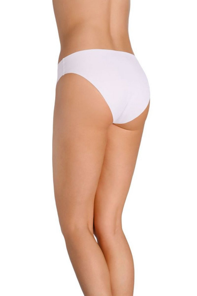 Трусы бразилианы из эластичного трикотажа с средней талией Teyli 794 белый - фото 2