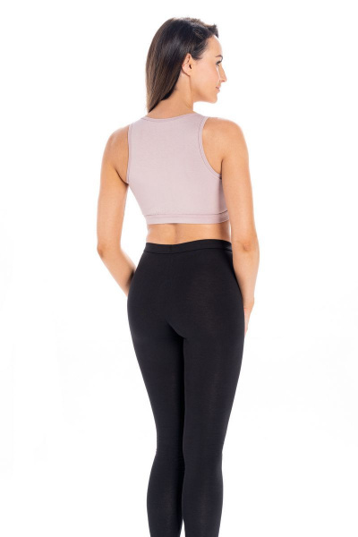 Модный топ-корректор с кружевом и сборкой Teyli 2708/170,176 какао - фото 2