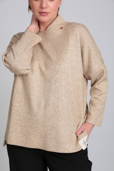 Джемпер Bliss 8080/1 бежевый - фото 3