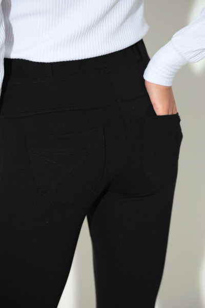 Леггинсы черные трикотажные для ежедневного комфорта Fortuna ШЖ 1131 - фото 6