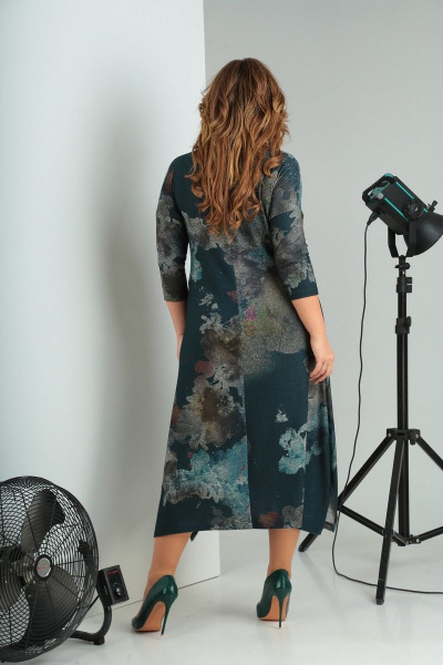 Платье Grace for you 192 зелень - фото 3