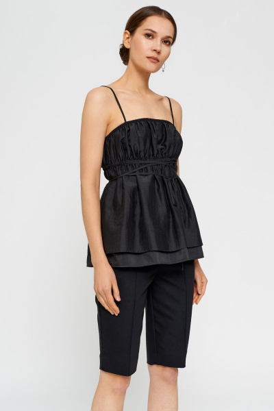 Шорты классические удлинённые с карманами из хлопка BURVIN 8006-31 - фото 2