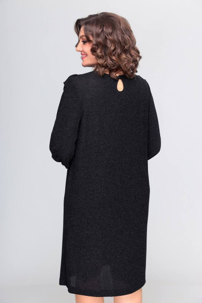Платье Swallow 419 черный - фото 4