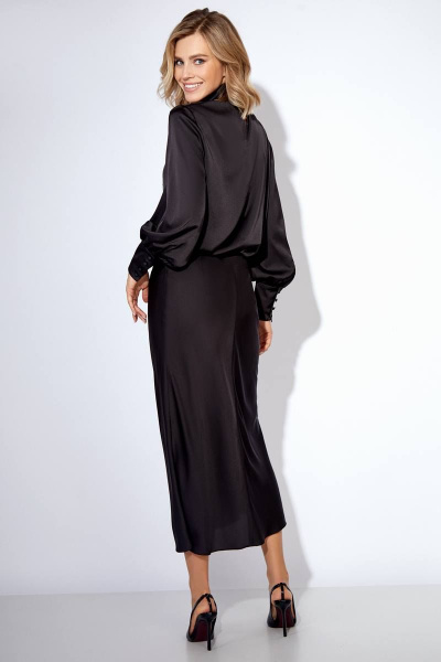 Нарядная блуза с кружевом и рюшами в стиле ретро Rivoli 2203 - фото 2