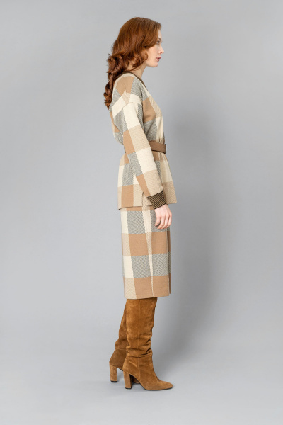 Юбка Elema 4К-10678-1-170 клетка - фото 2