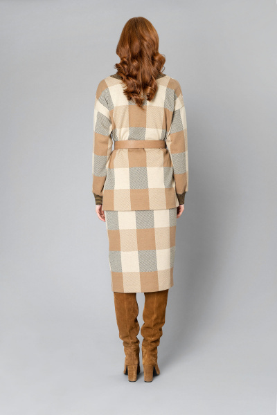 Юбка Elema 4К-10678-1-170 клетка - фото 3