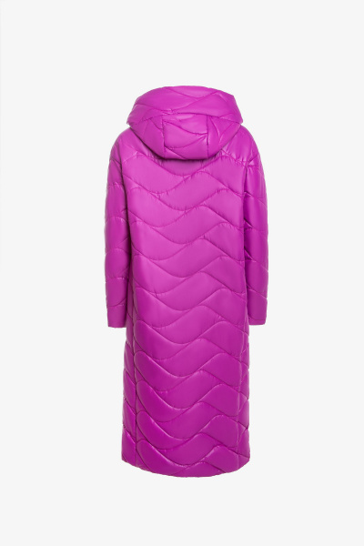 Пальто Elema 5-10722-1-170 фуксия - фото 3