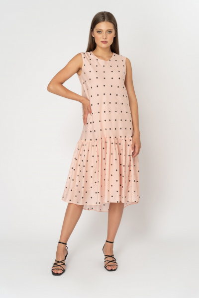 Платье Elema 5К-119221-1-164 горохи - фото 1