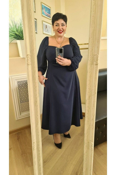Платье Vittoria Queen 14943/1 темно-синий - фото 4