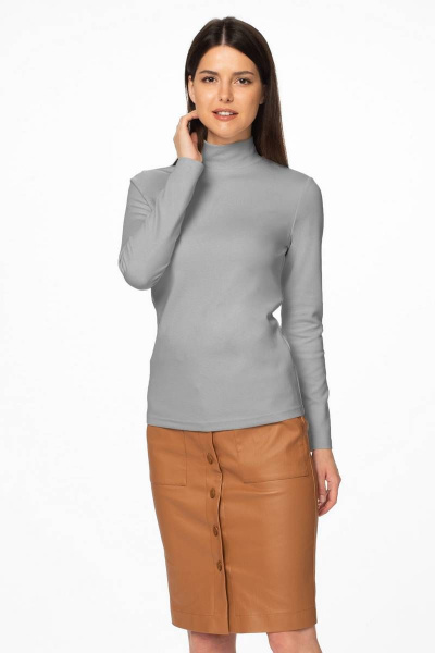 Водолазка из вискозы трикотажная на каждый день Stilville 1760 - фото 1