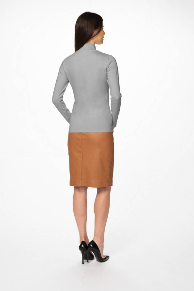 Водолазка из вискозы трикотажная на каждый день Stilville 1760 - фото 2